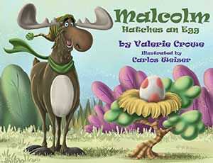 Malcolm Hatches and Egg by Valerie Crowe