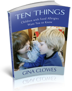 Ten Things Children with Food allergies Want You to Know book published by DocUmeant Publishing