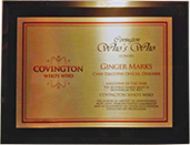 Covington's Who's Who Award